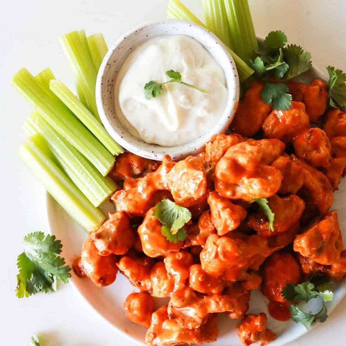 Air Fryer Buffalo Cauliflower