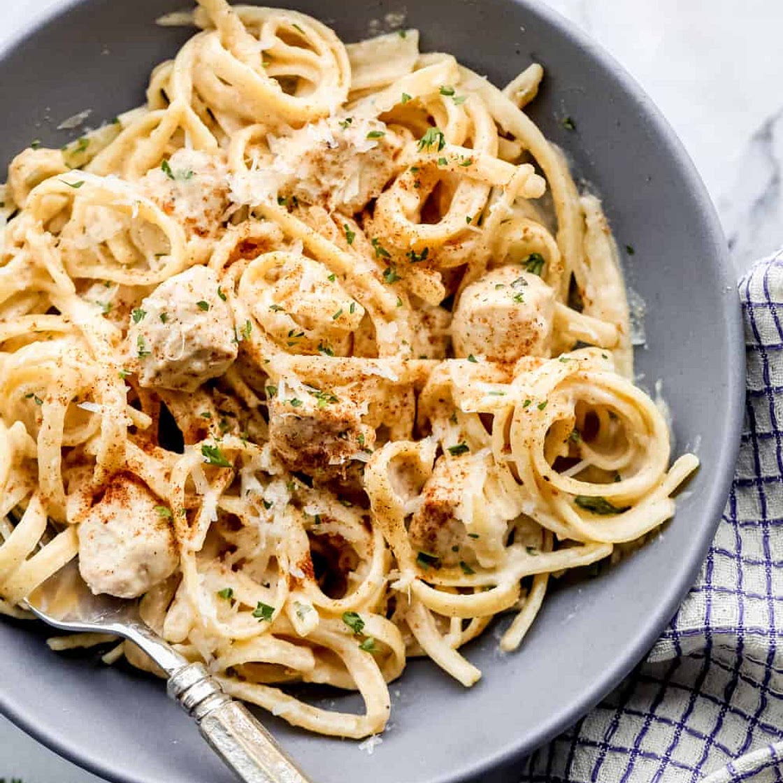 One Pot Cajun Chicken Alfredo Pasta