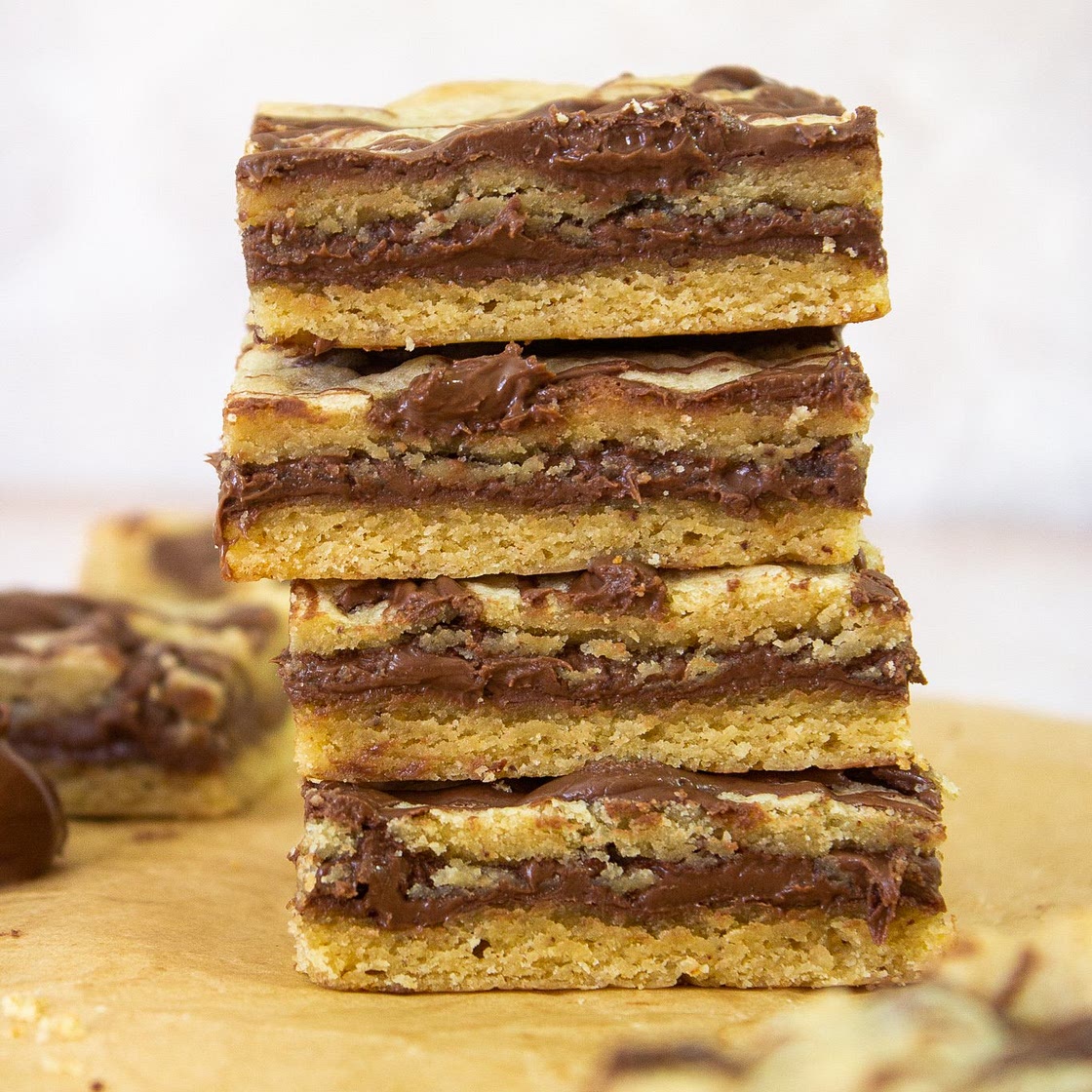 Brown Butter Nutella Bars
