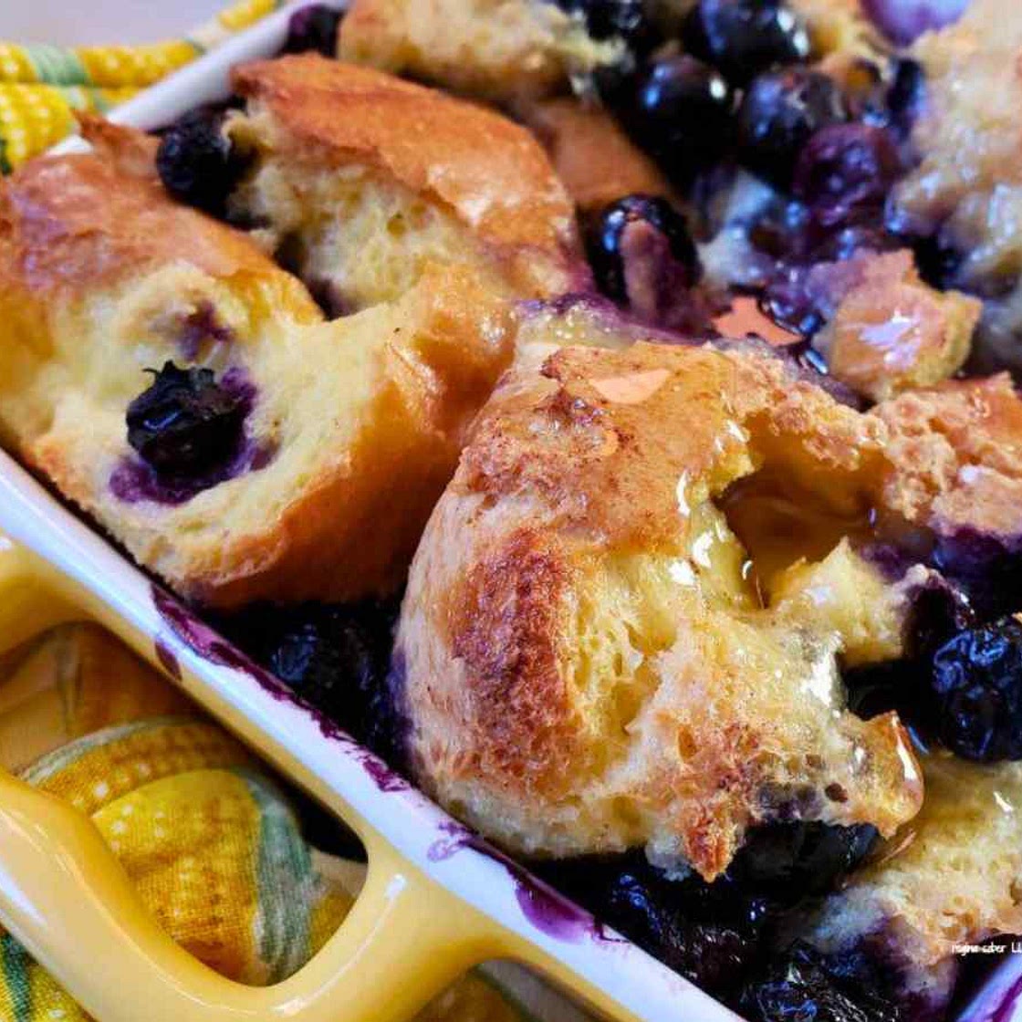 Mini Blueberry French Toast Casserole
