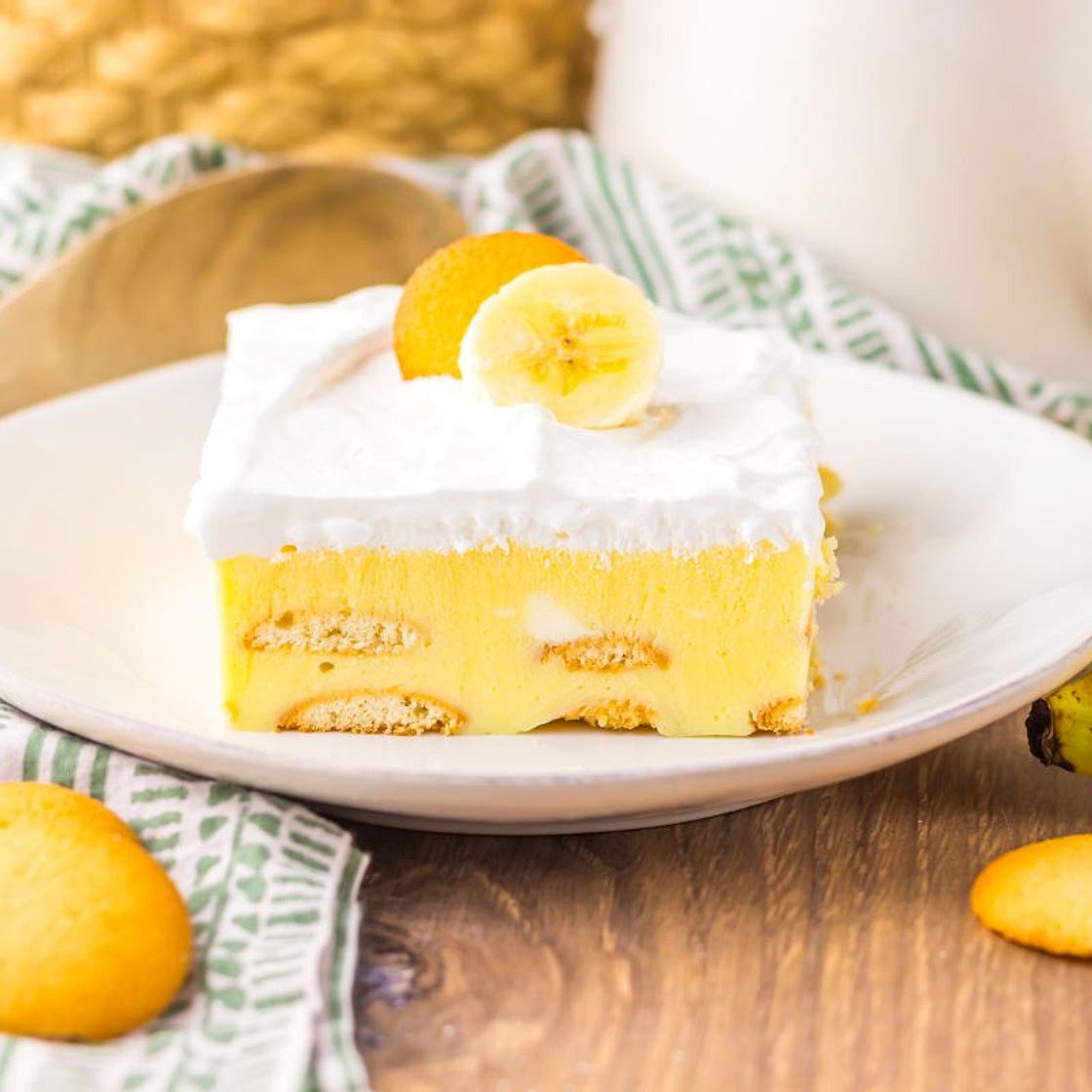 No-Bake Banana Pudding Cake