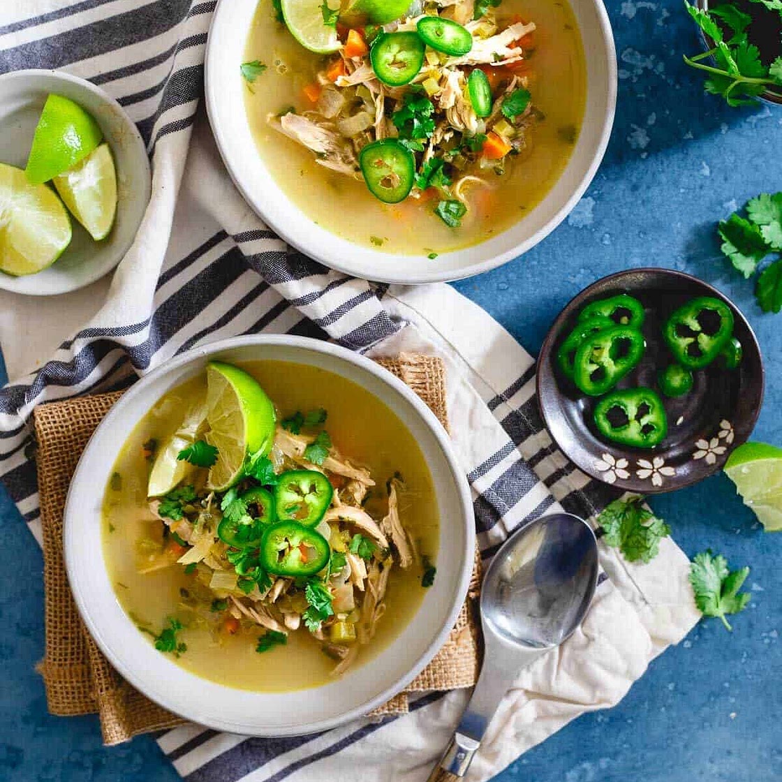 Spicy Chicken Lime Soup