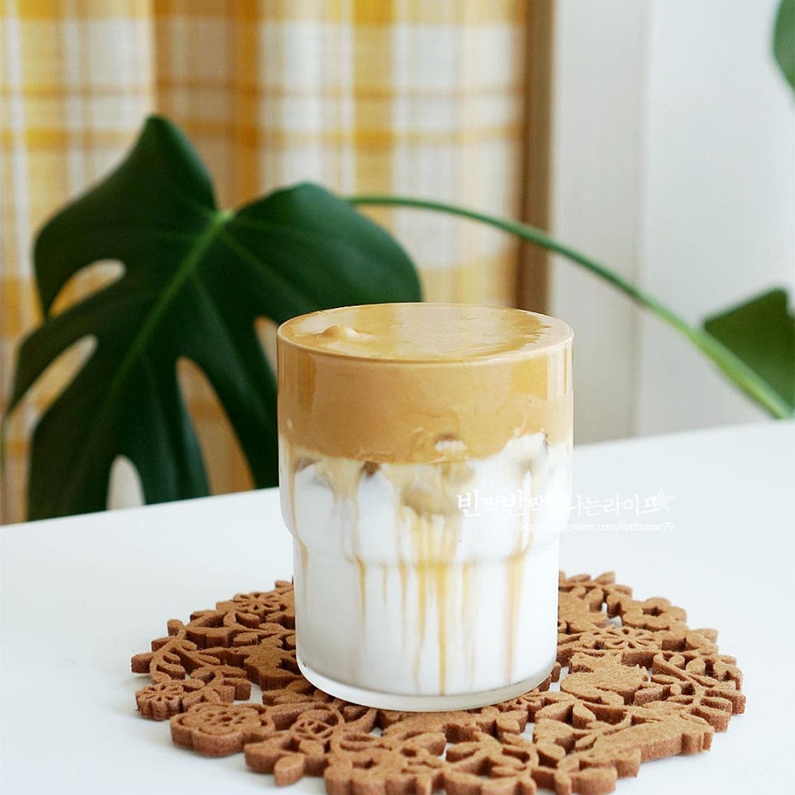 달고나라떼 만드는법 비율만 알면 간단한 달고나커피