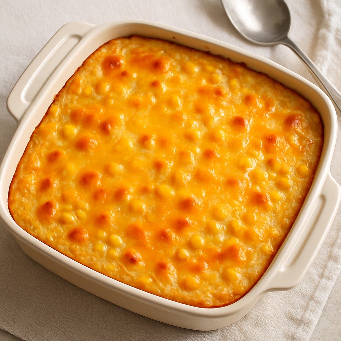 Cheddar Corn Casserole