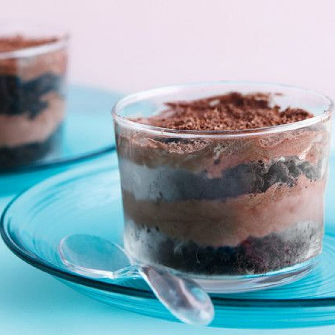 Frozen Chocolate-Mousse Trifles
