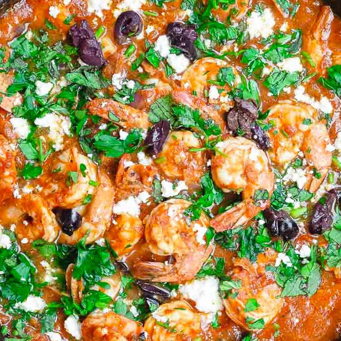 Shrimp Saganaki