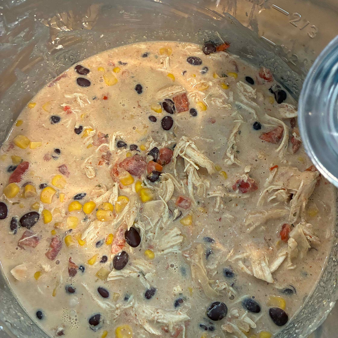 Easy Crock Pot Cream Cheese Chicken Chili