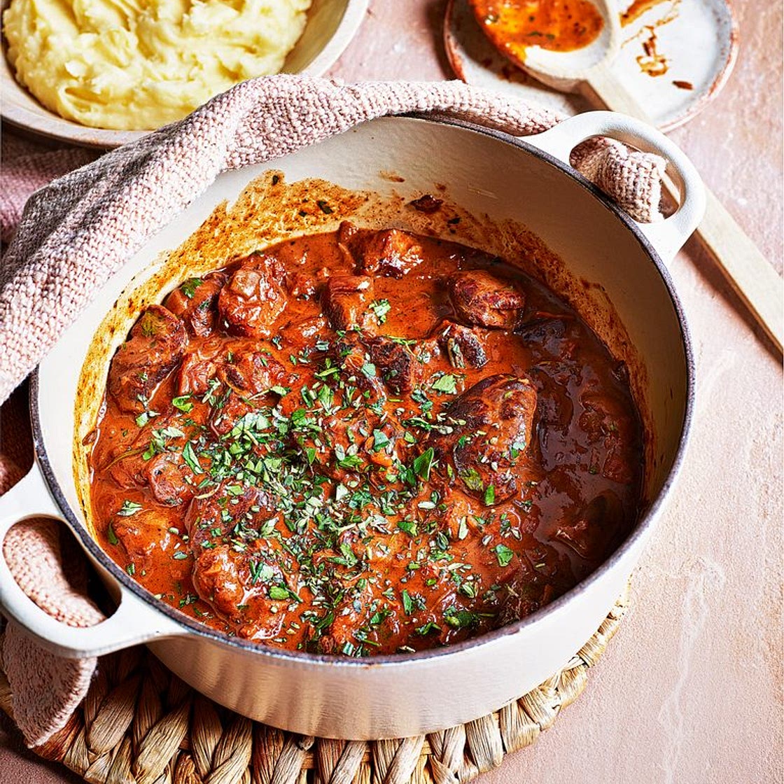 Beef and red wine stew