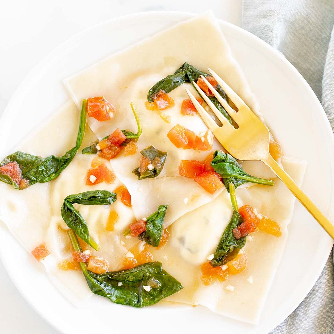 Goat Cheese Ravioli