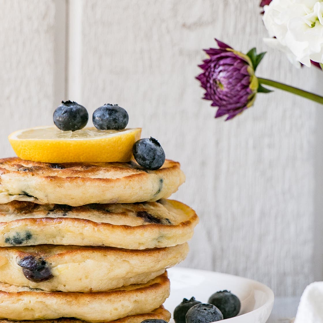 Lemon Blueberry Pancakes