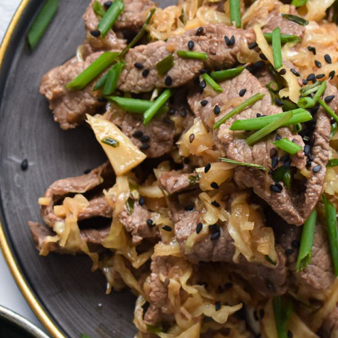 Beef and Cabbage Stir Fry