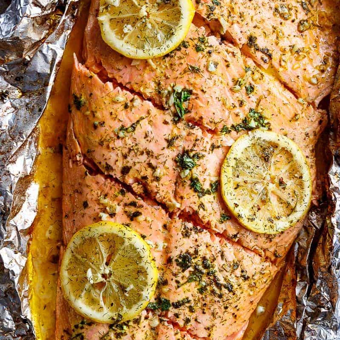 Lemon Butter Garlic Salmon