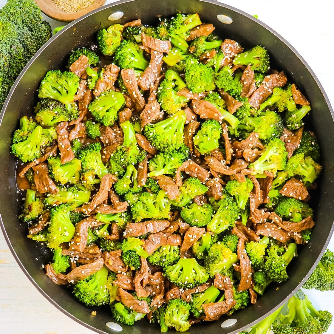 Honey Ginger Beef and Broccoli Stir Fry