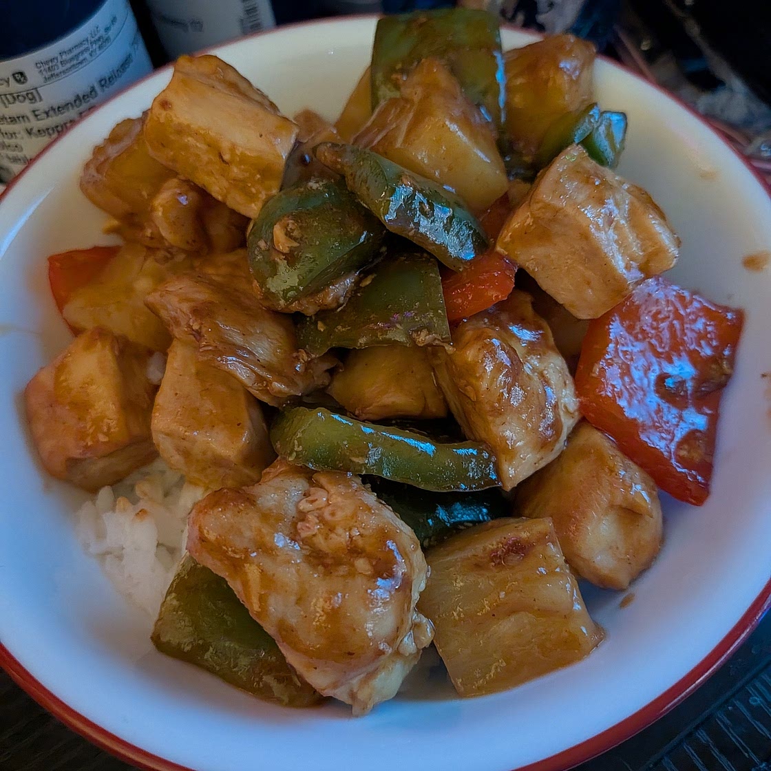 Healthy and quick sweet & sour chicken