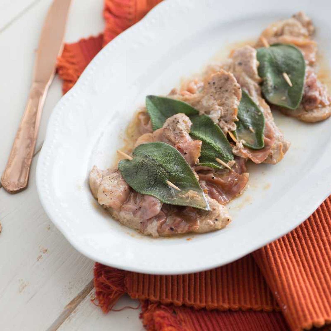 Saltimbocca alla Romana (Roman-style veal cutlets)