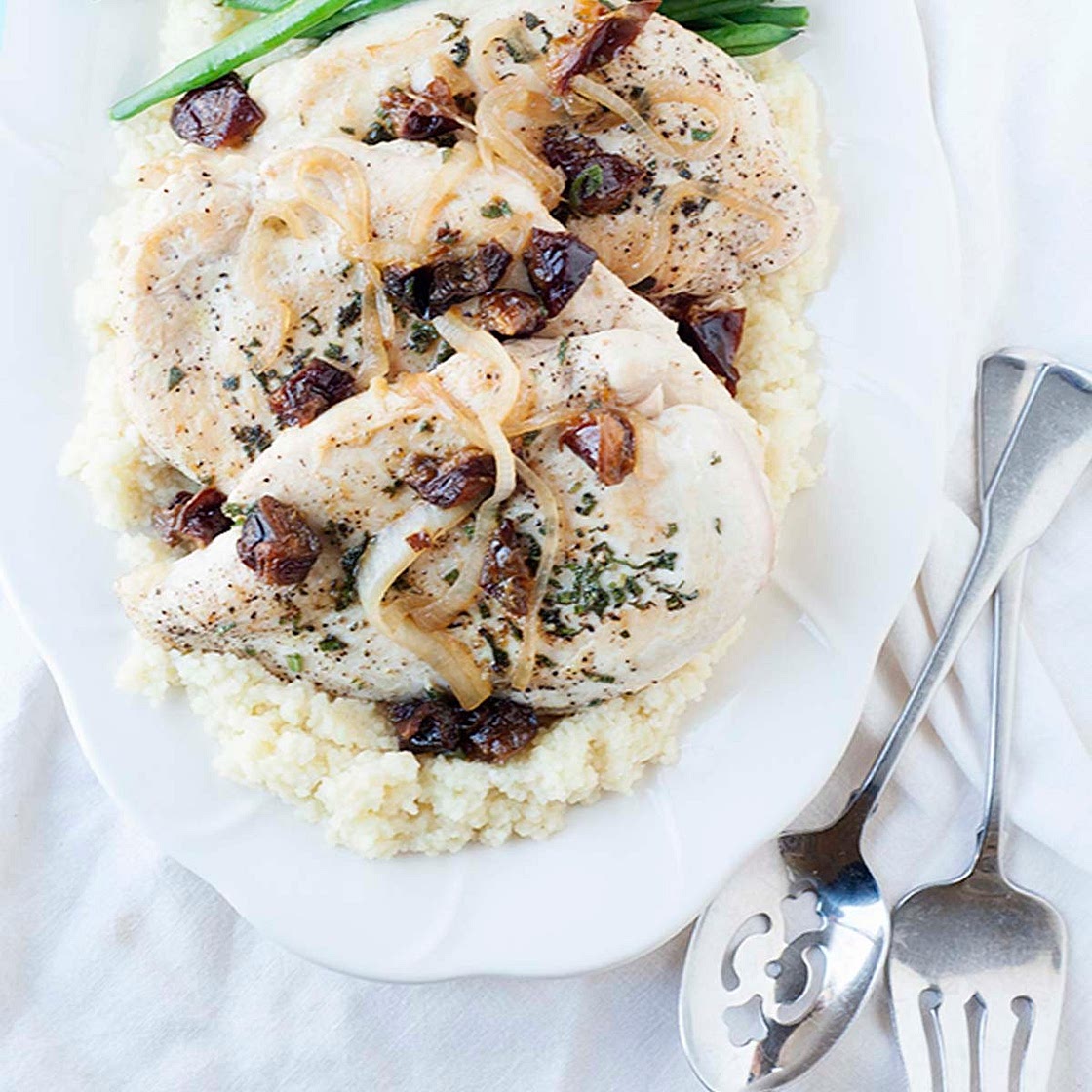 Chicken with Prunes and Sage