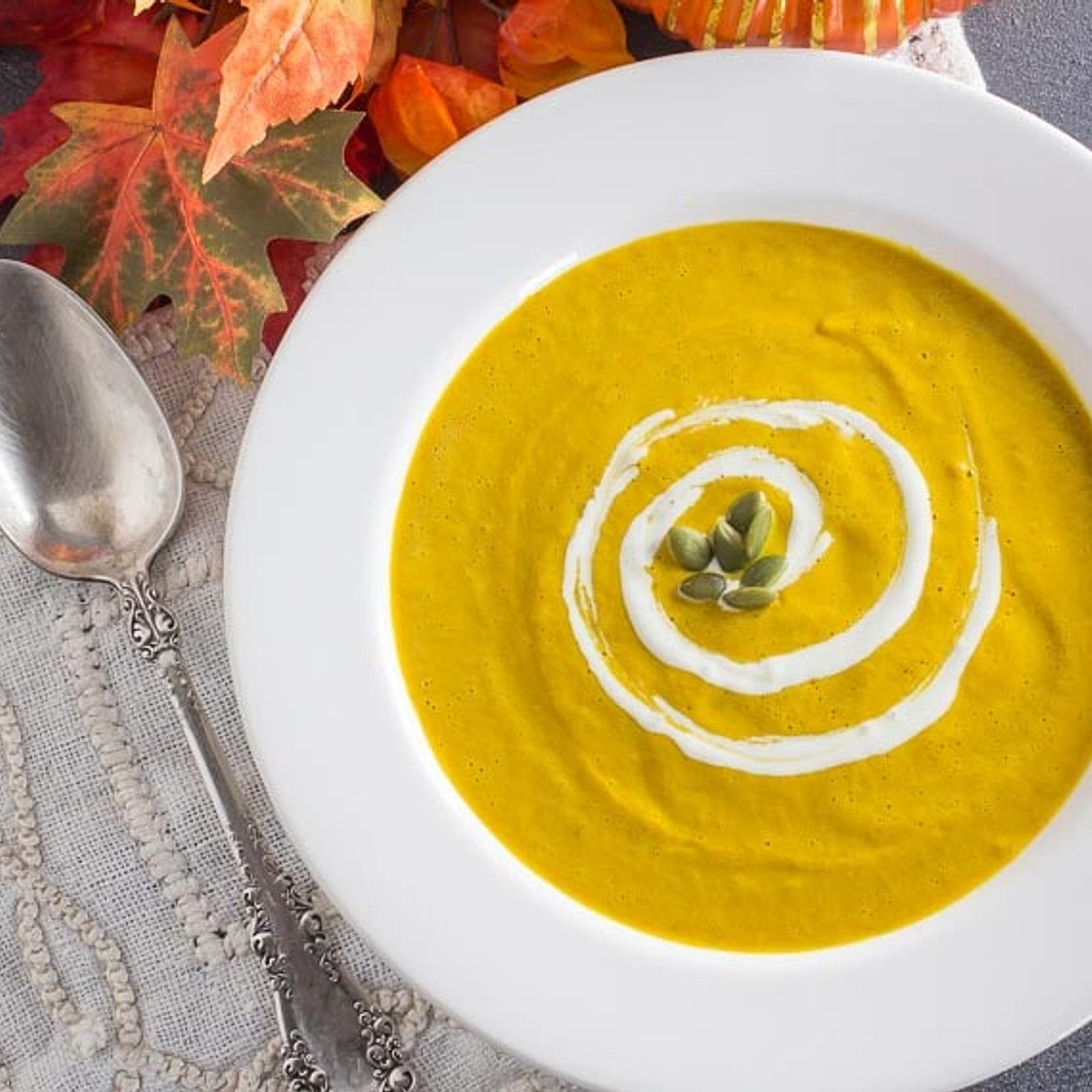 Low FODMAP Spicy Smoky Pumpkin Soup