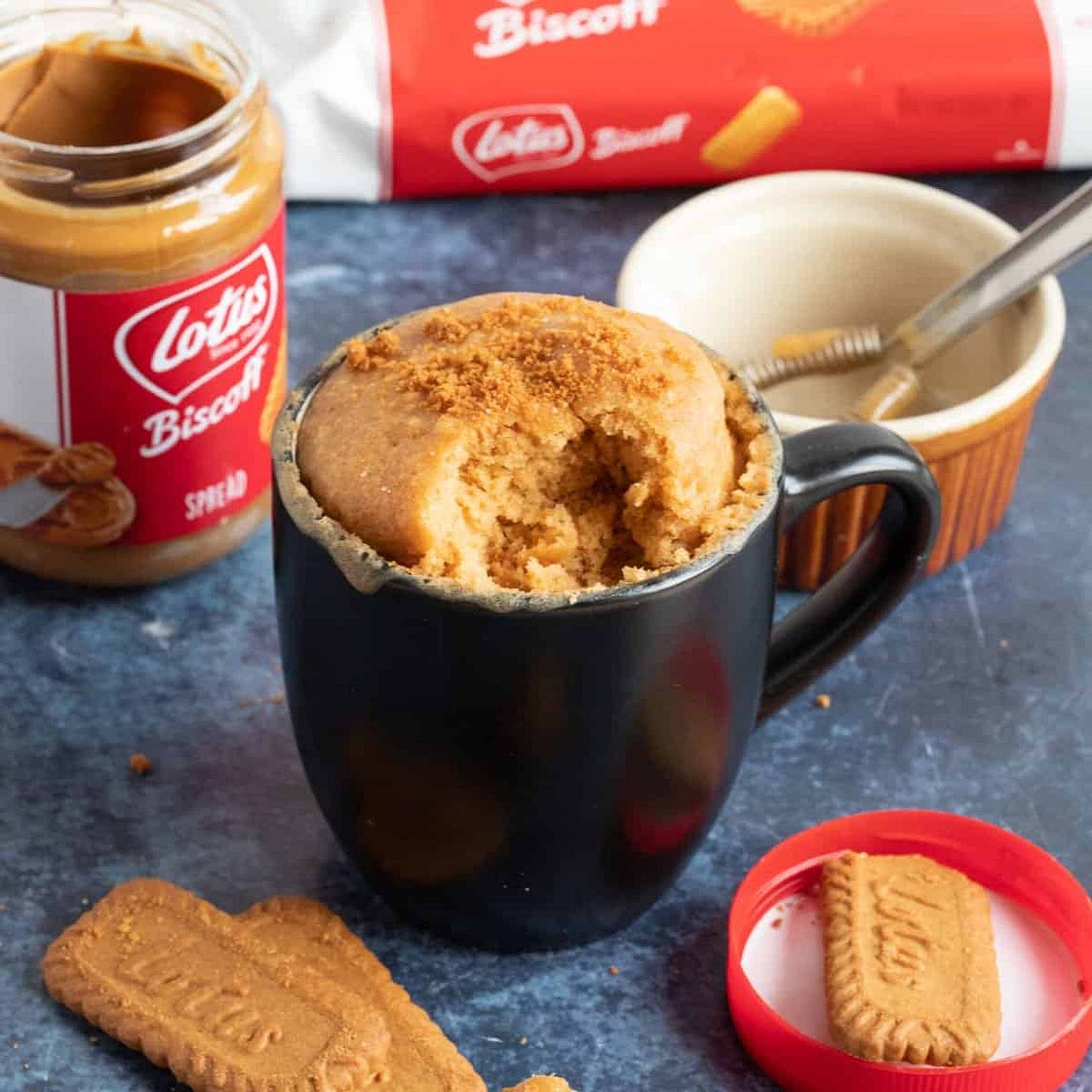 Lotus Biscoff Mug Cake Recipe