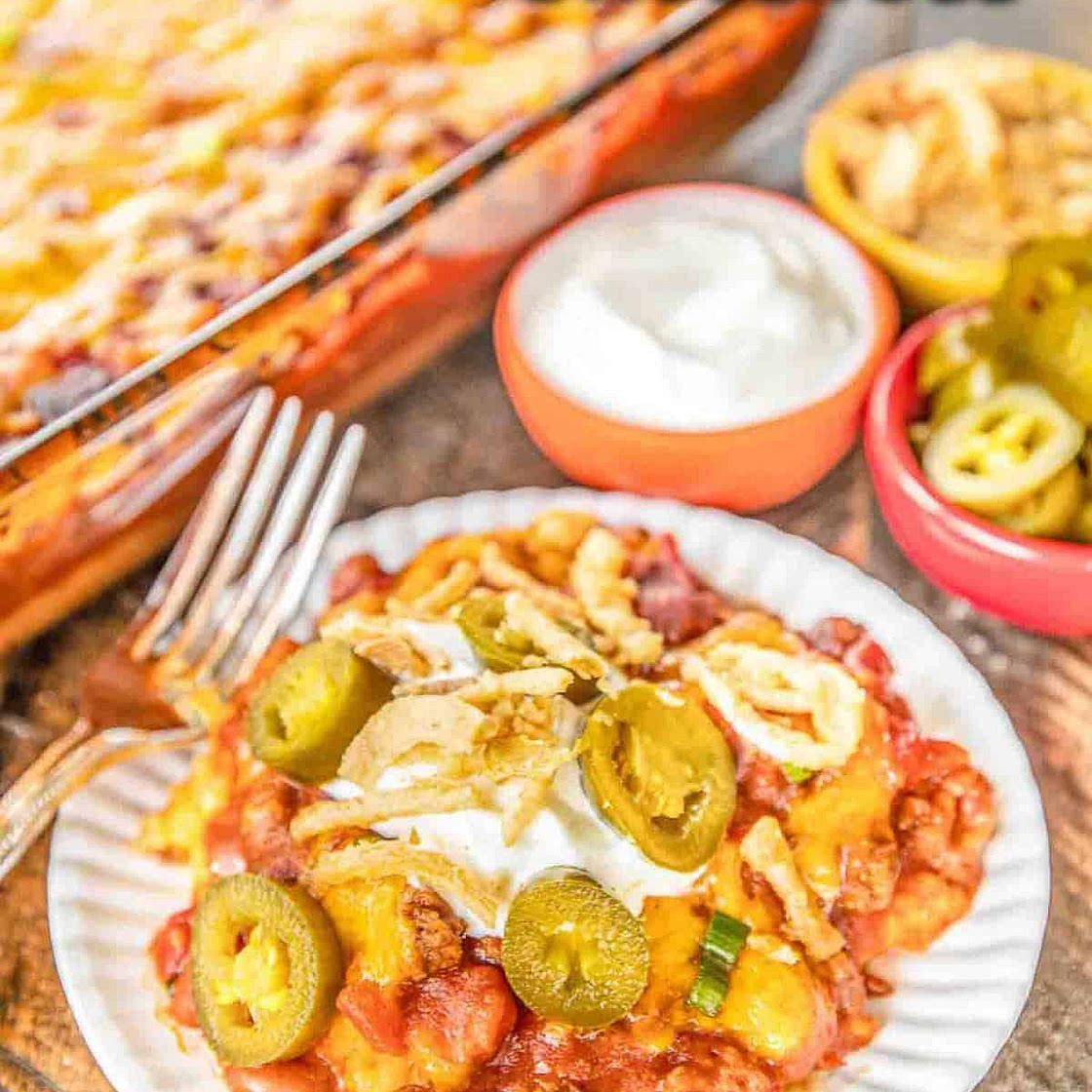 Chili & Cornbread Casserole