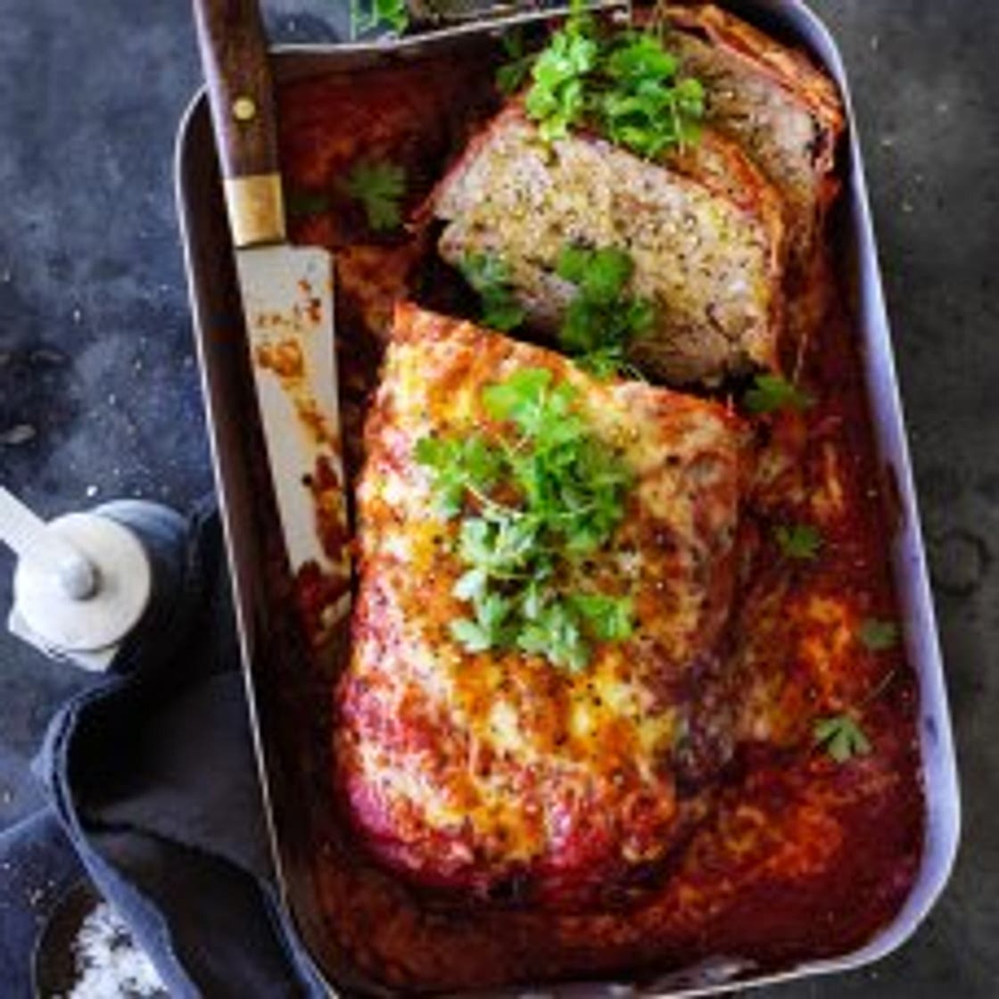 Parmigiana meatloaf