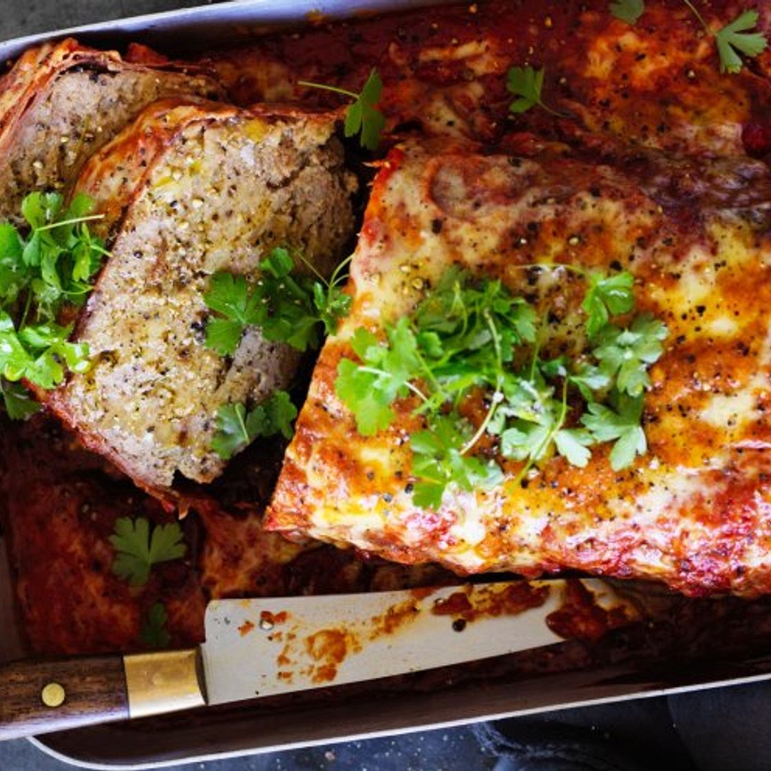 Parmigiana meatloaf