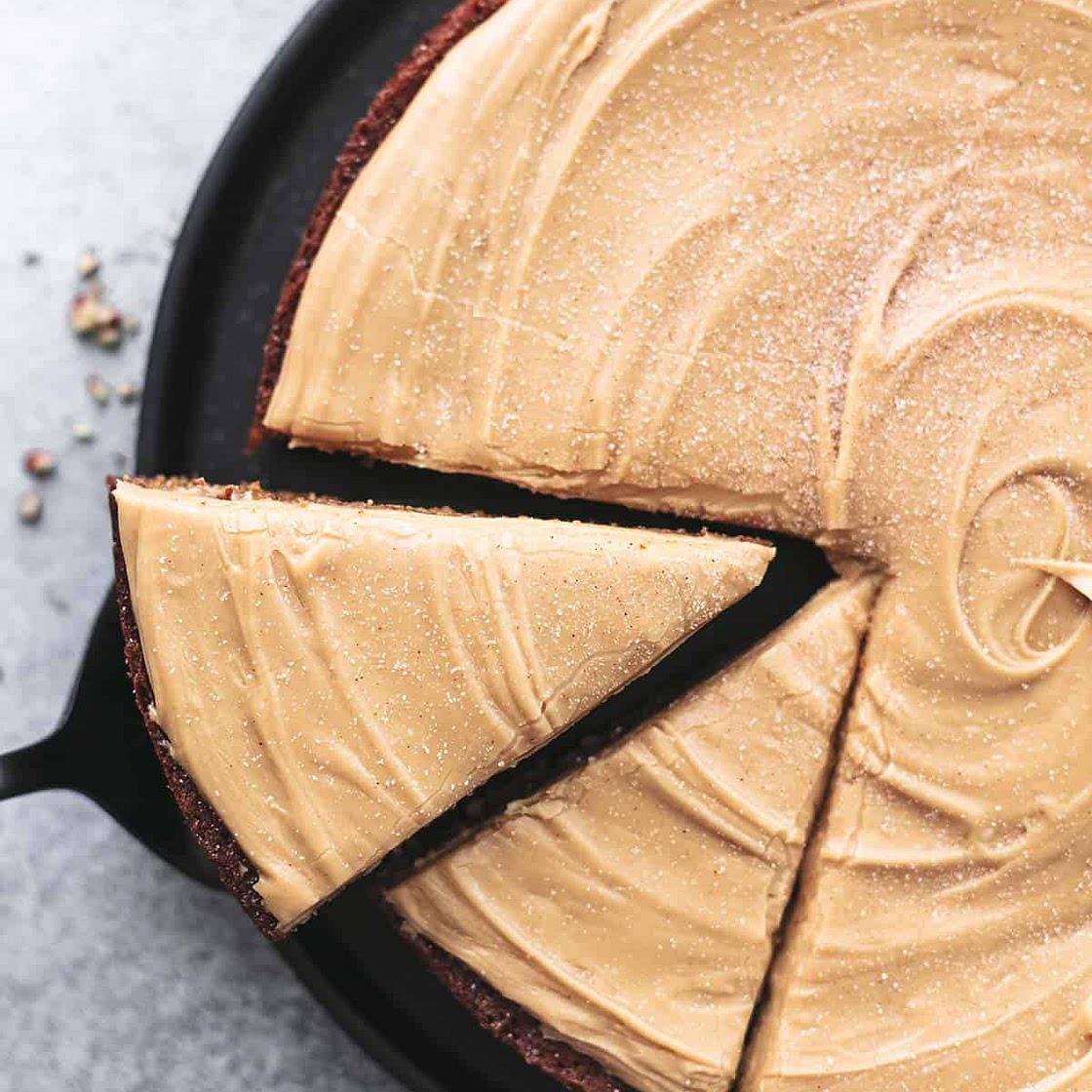 Spice Cake with Brown Sugar Frosting