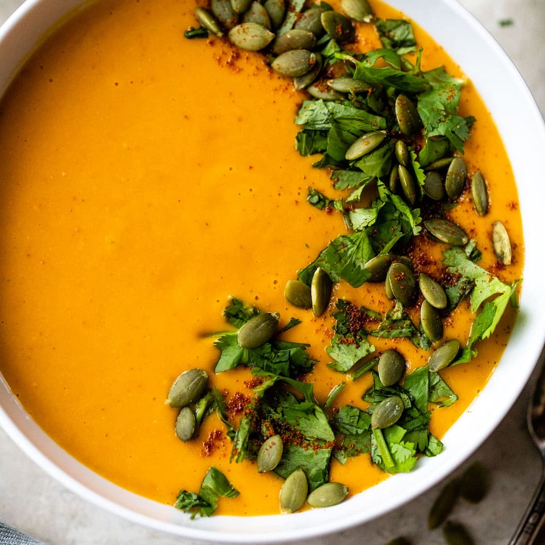 Spicy Butternut Squash Soup