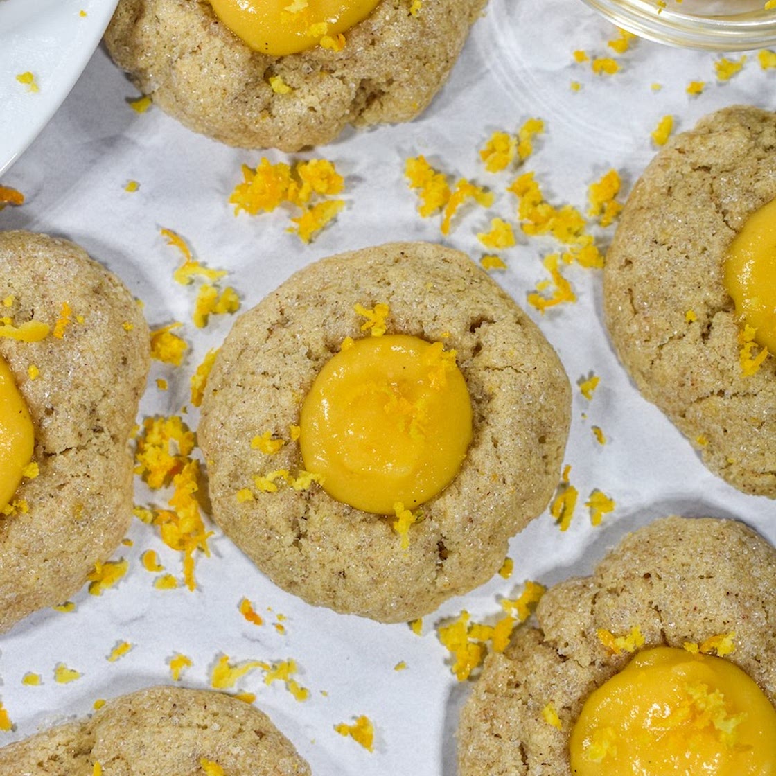 Orange Thumbprint Cookies
