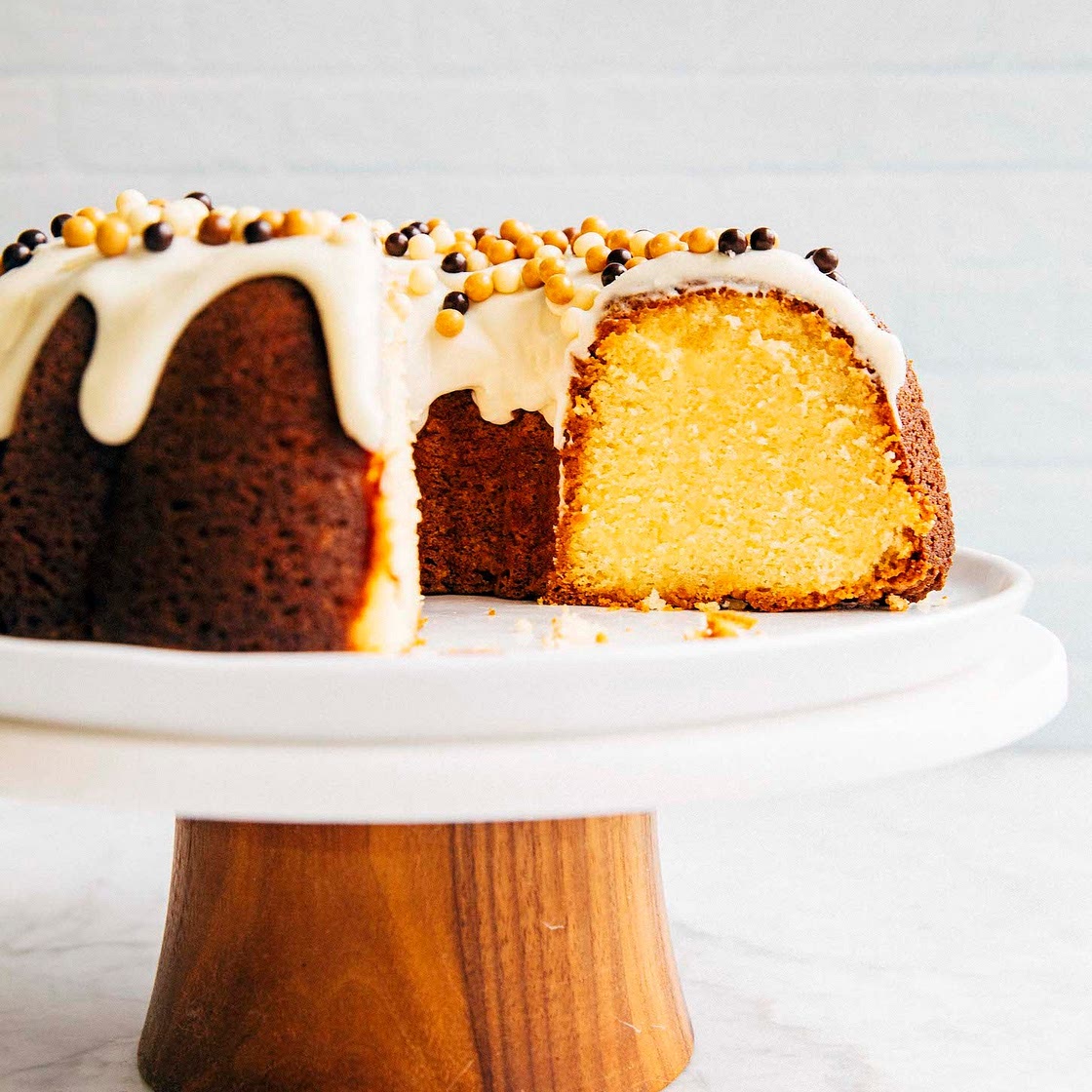 Banana Pudding Bundt Cake From Scratch (No Cake Mix!)