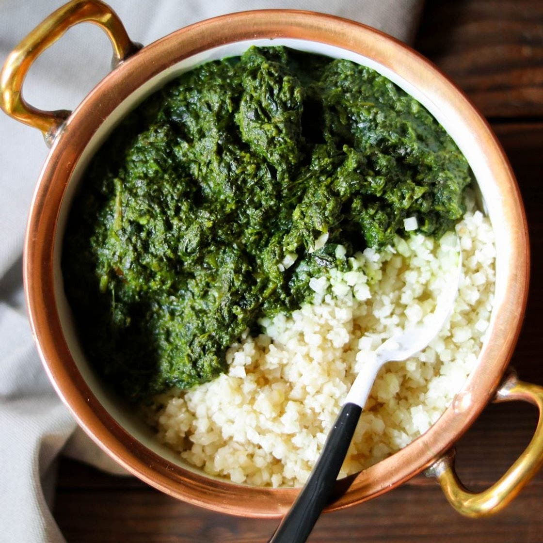 Paleo Instant Pot Saag (Whole30, Keto, Vegan Optional)