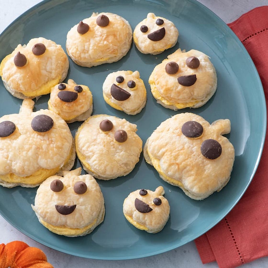 Puff Pastry Pumpkins
