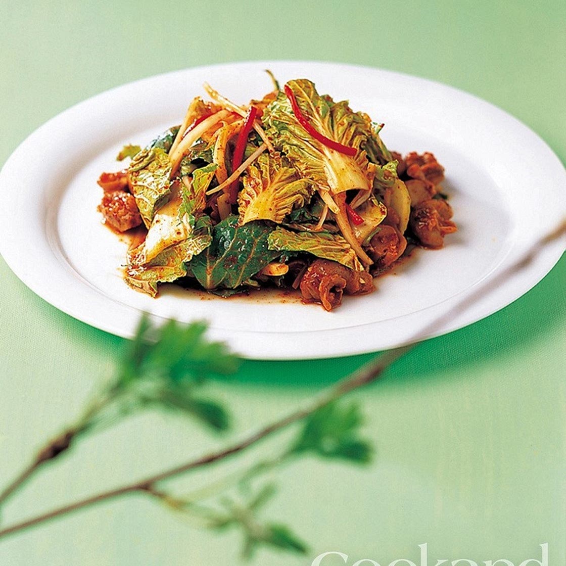 봄동 골뱅이 무침 만드는 법