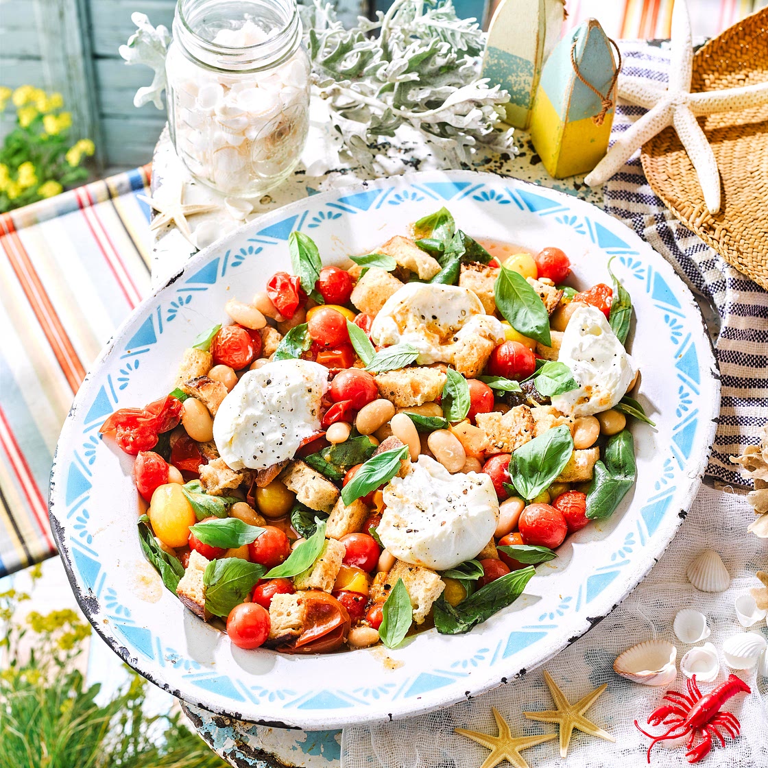 Roasted Tomato and Burrata Salad