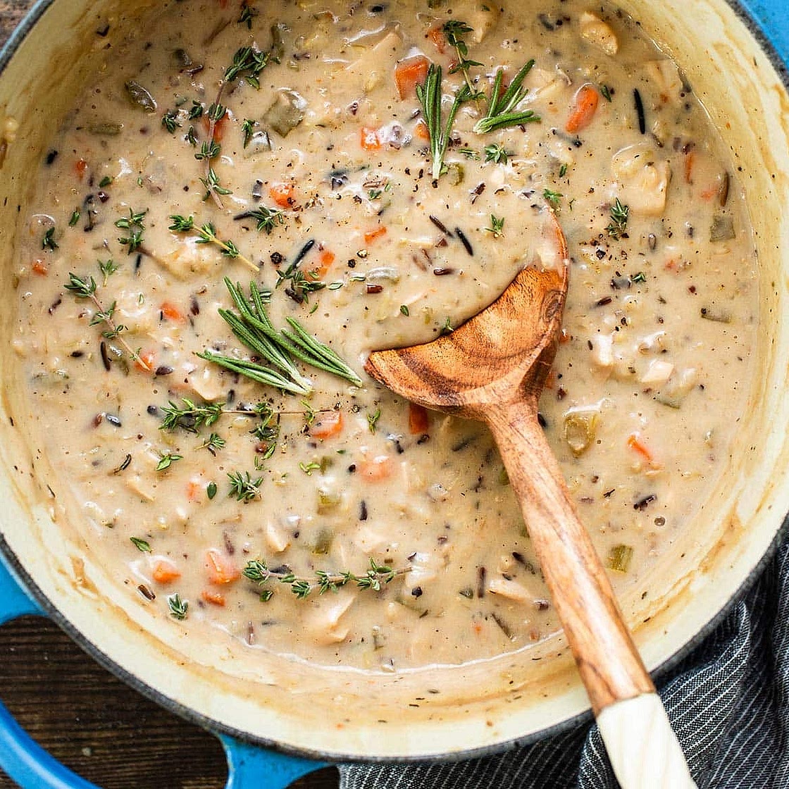 Chicken, Mushroom, and Wild Rice Soup