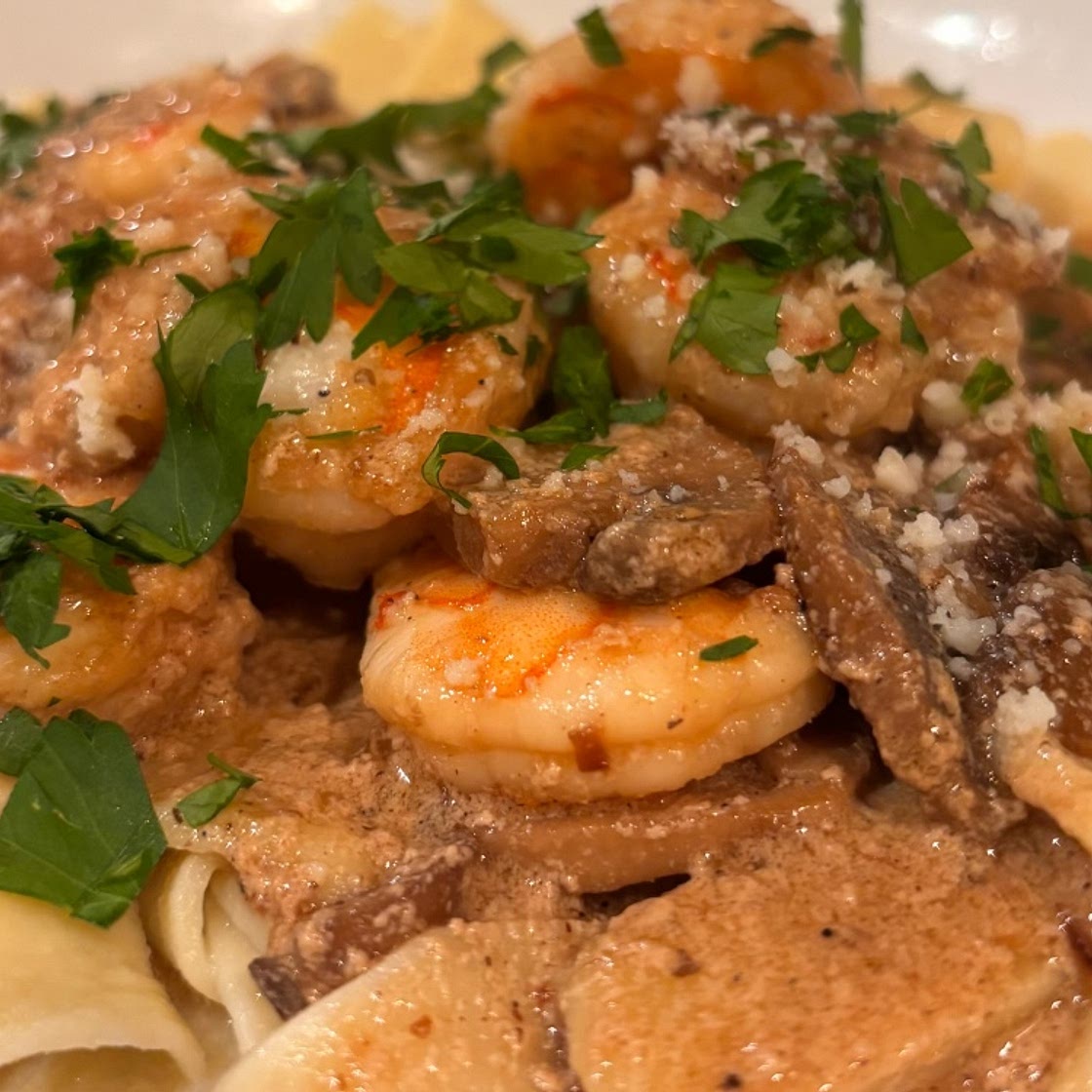 Shrimp Marsala