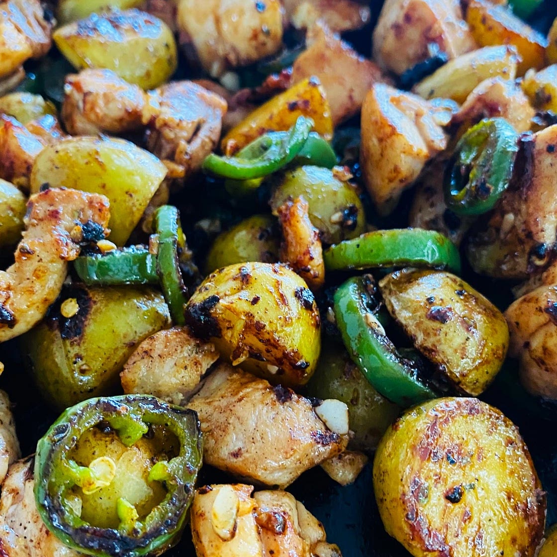 Blackstone Jalapeno Ranch Chicken and Potatoes