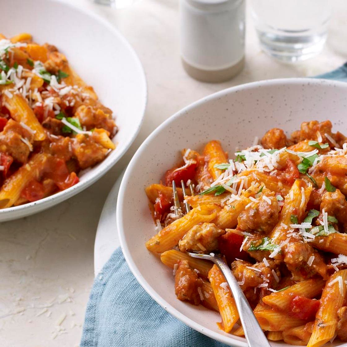 5-ingredient sausage pasta