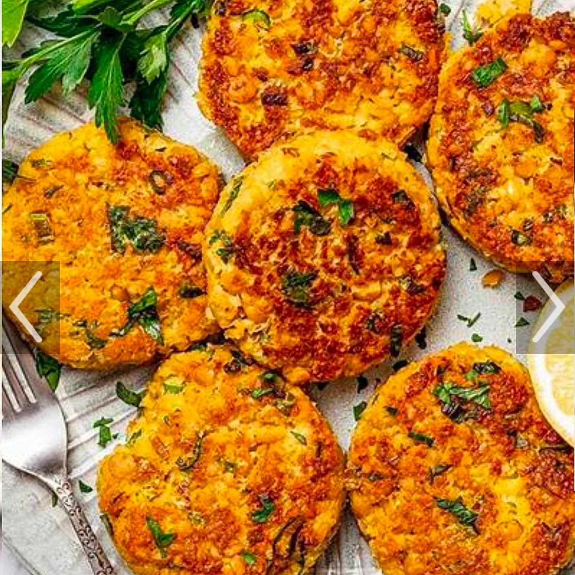 Pan-Fried Chickpea Patties