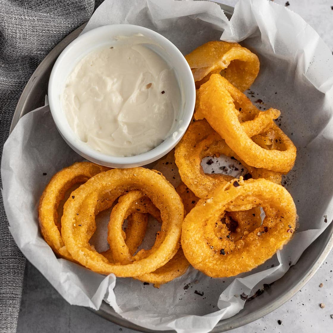 Air Fryer Frozen Onion Rings