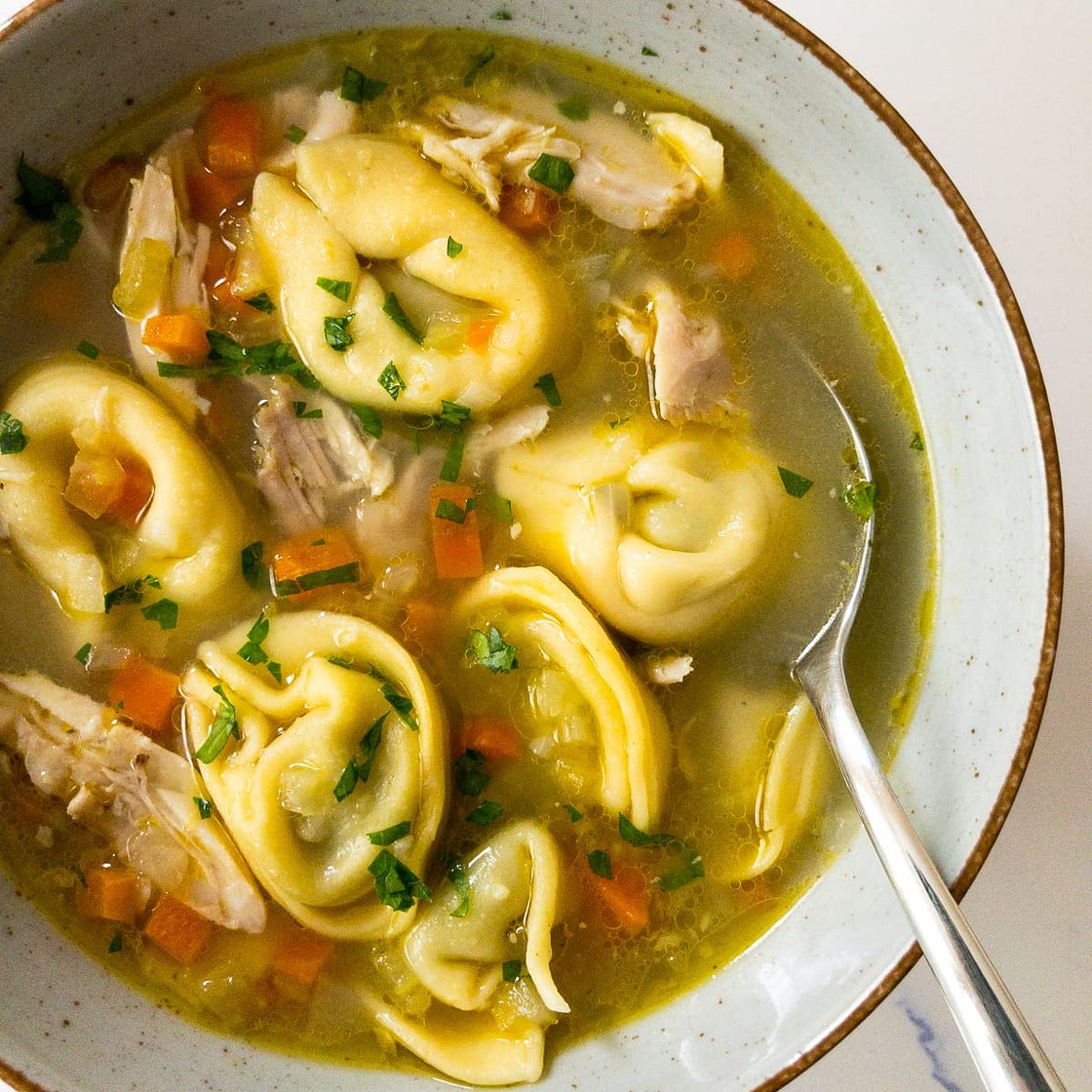 Chicken Tortellini Soup