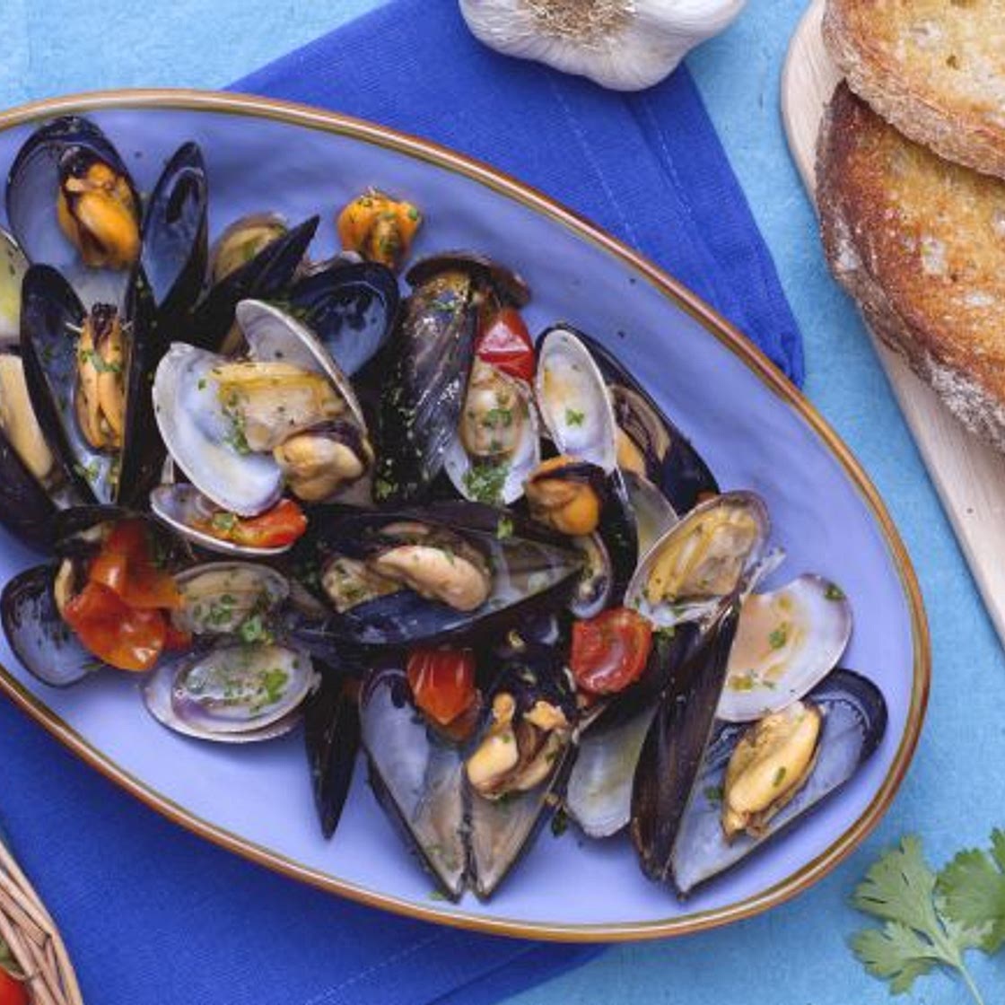 Sautè di cozze e vongole