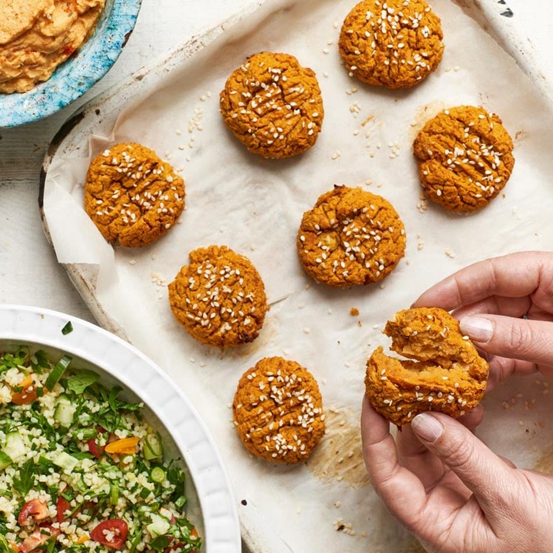 Sweet potato falafel