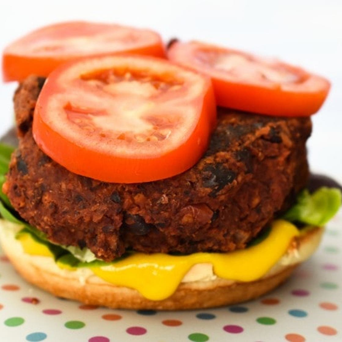 Black Bean, Beet & Brazil Nut Burgers