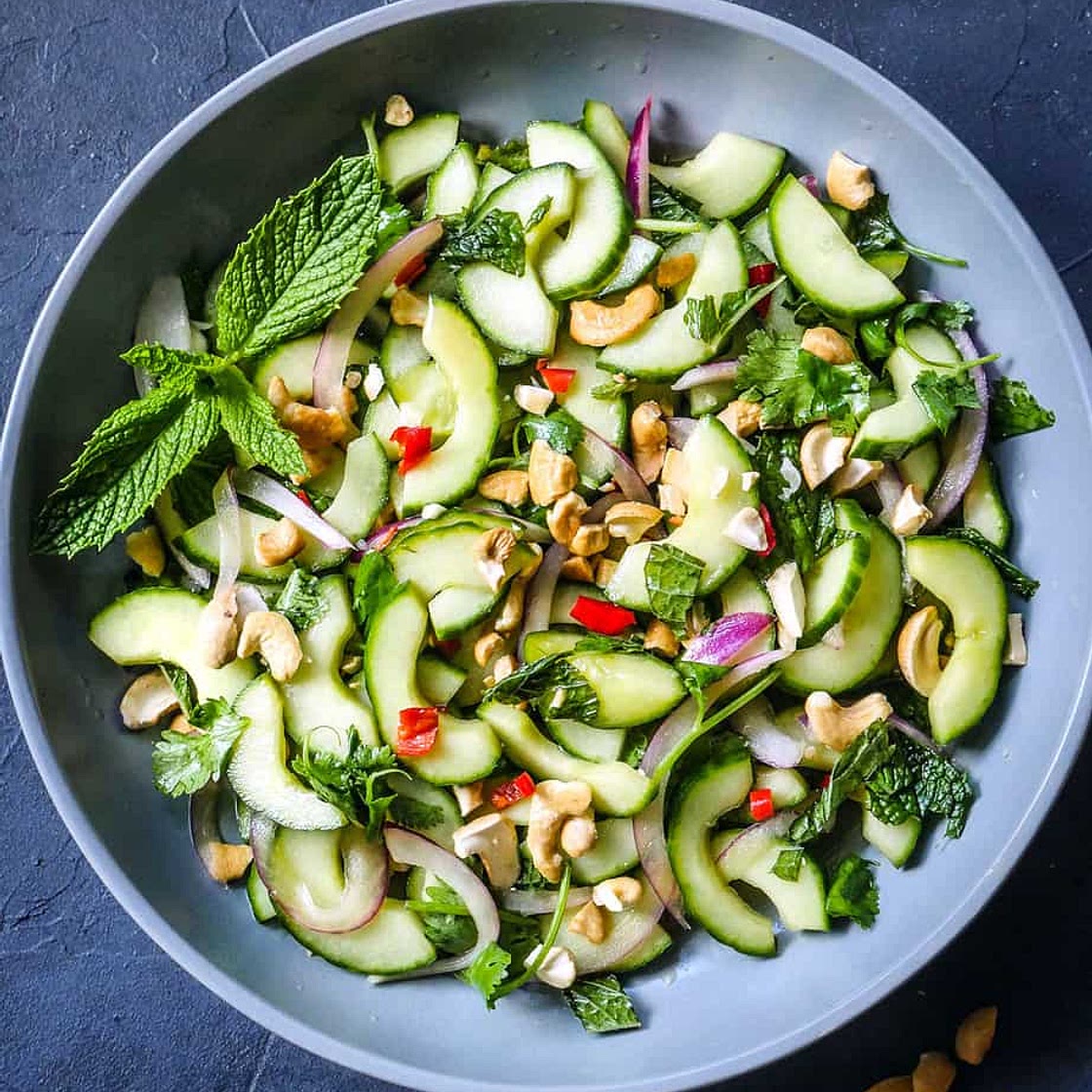 Vietnamese-inspired Cucumber Salad