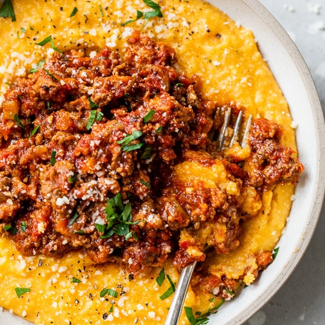 Creamy Pumpkin Polenta