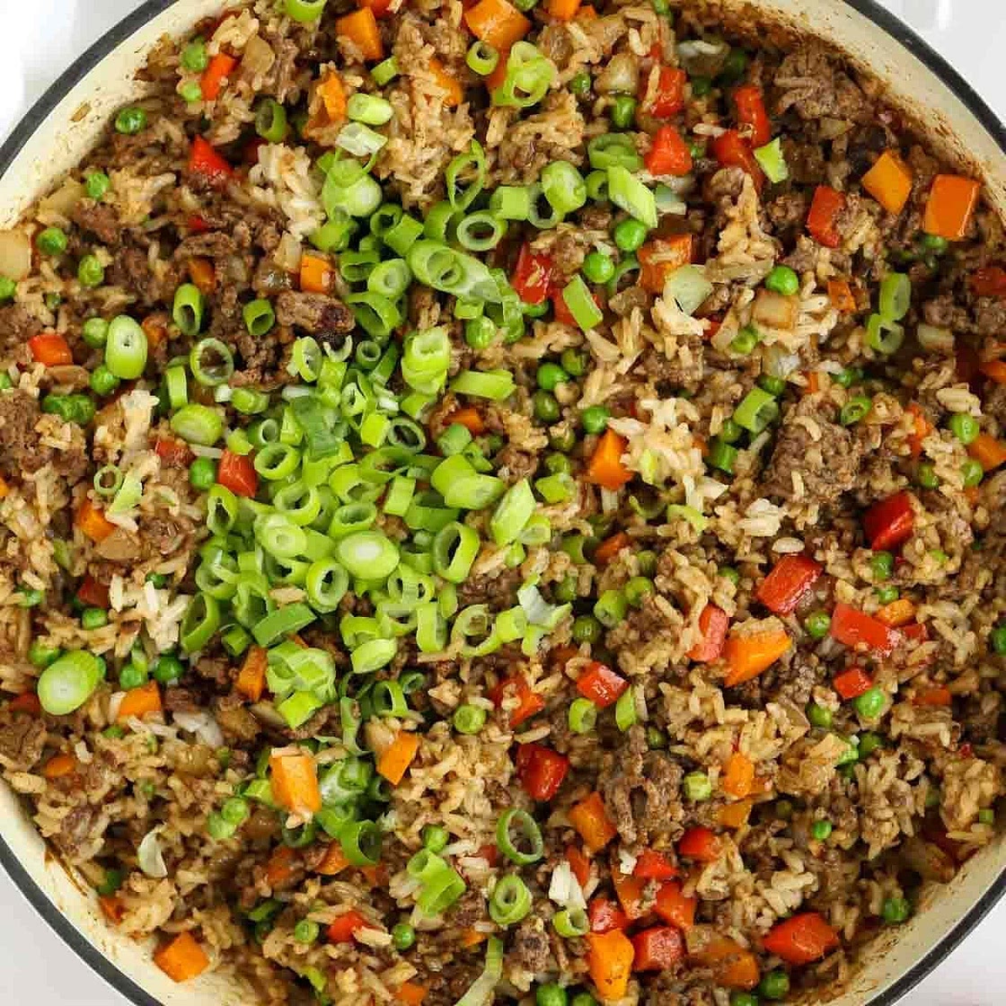 Easy Beef Fried Rice {30 Minute Fakeaway}