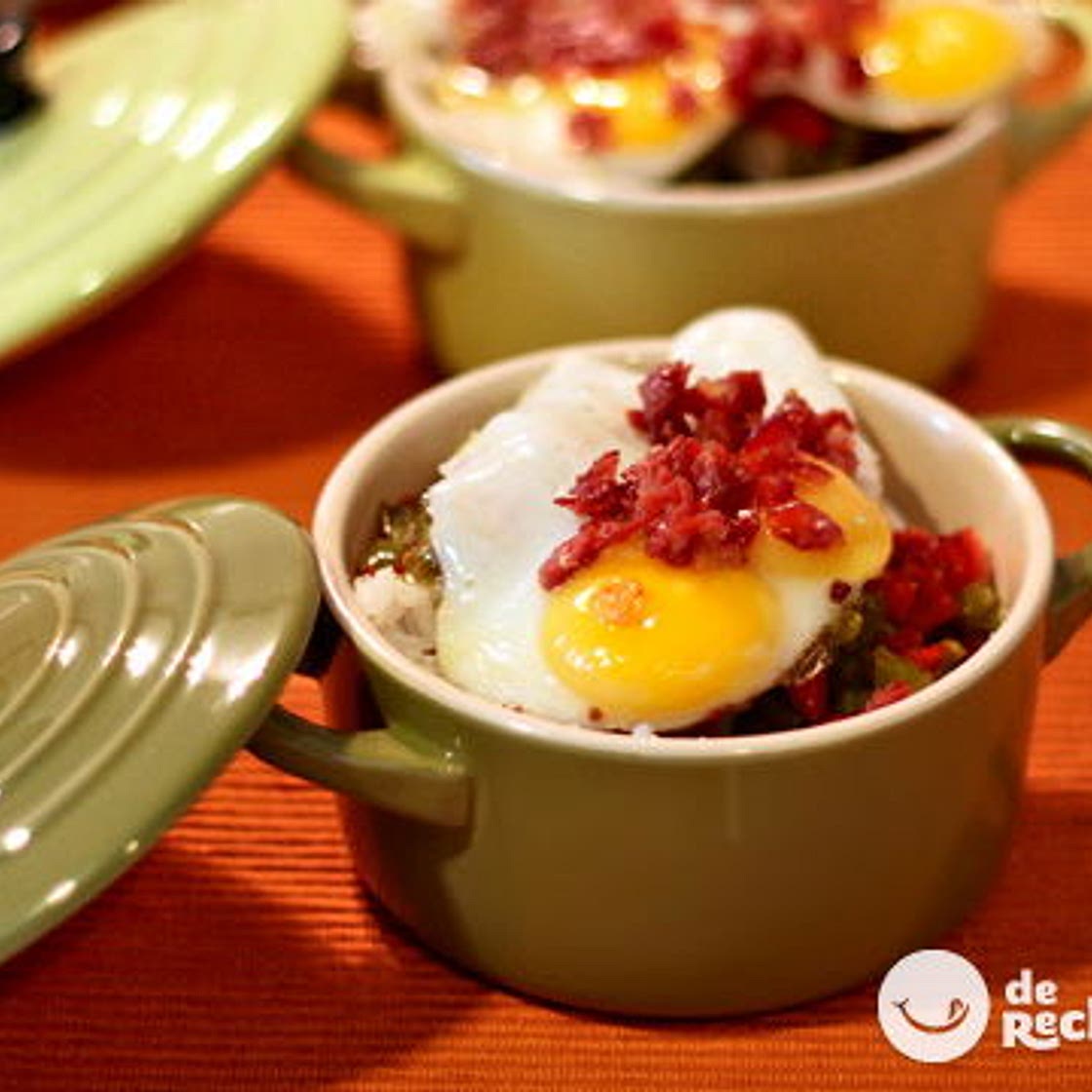 Arroz con huevos de codorniz