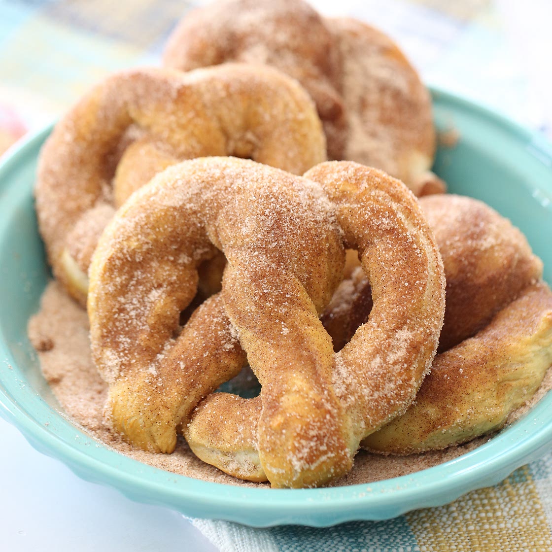 Homemade Soft Pretzels And Cinnamon-Sugar Pretzel Bites