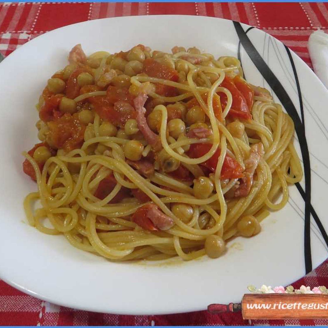 Spaghetti ceci e pomodori