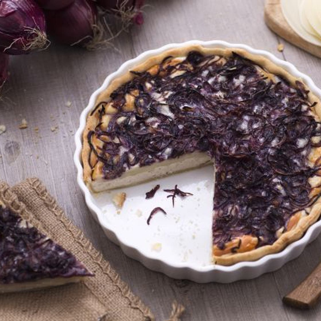 Torta salata alla cipolla di Tropea e Silano